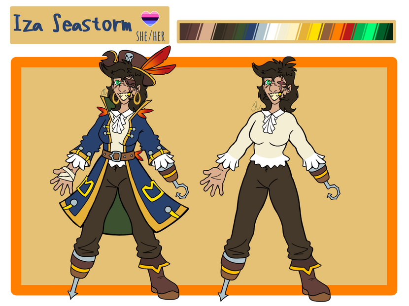 Cap'n Iza Seastorm - Lavamonium